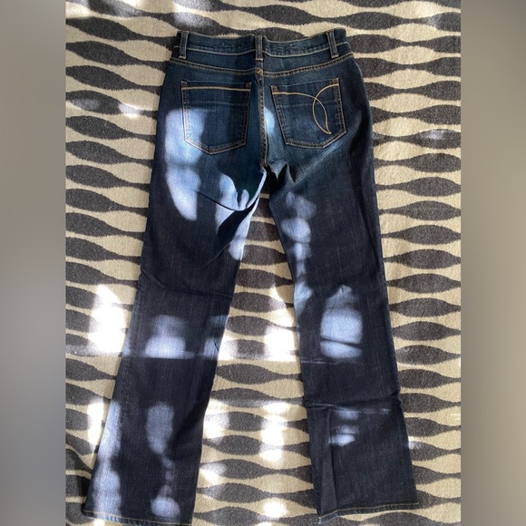 Edun Medium Wash Flare Jeans - Picture 5 of 14